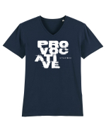 provocative design style Tricou mânecă scurtă guler V Bărbat Presenter