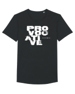provocative design style Tricou mânecă scurtă guler larg Bărbat Skater