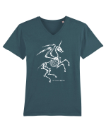unicorn Tricou mânecă scurtă guler V Bărbat Presenter