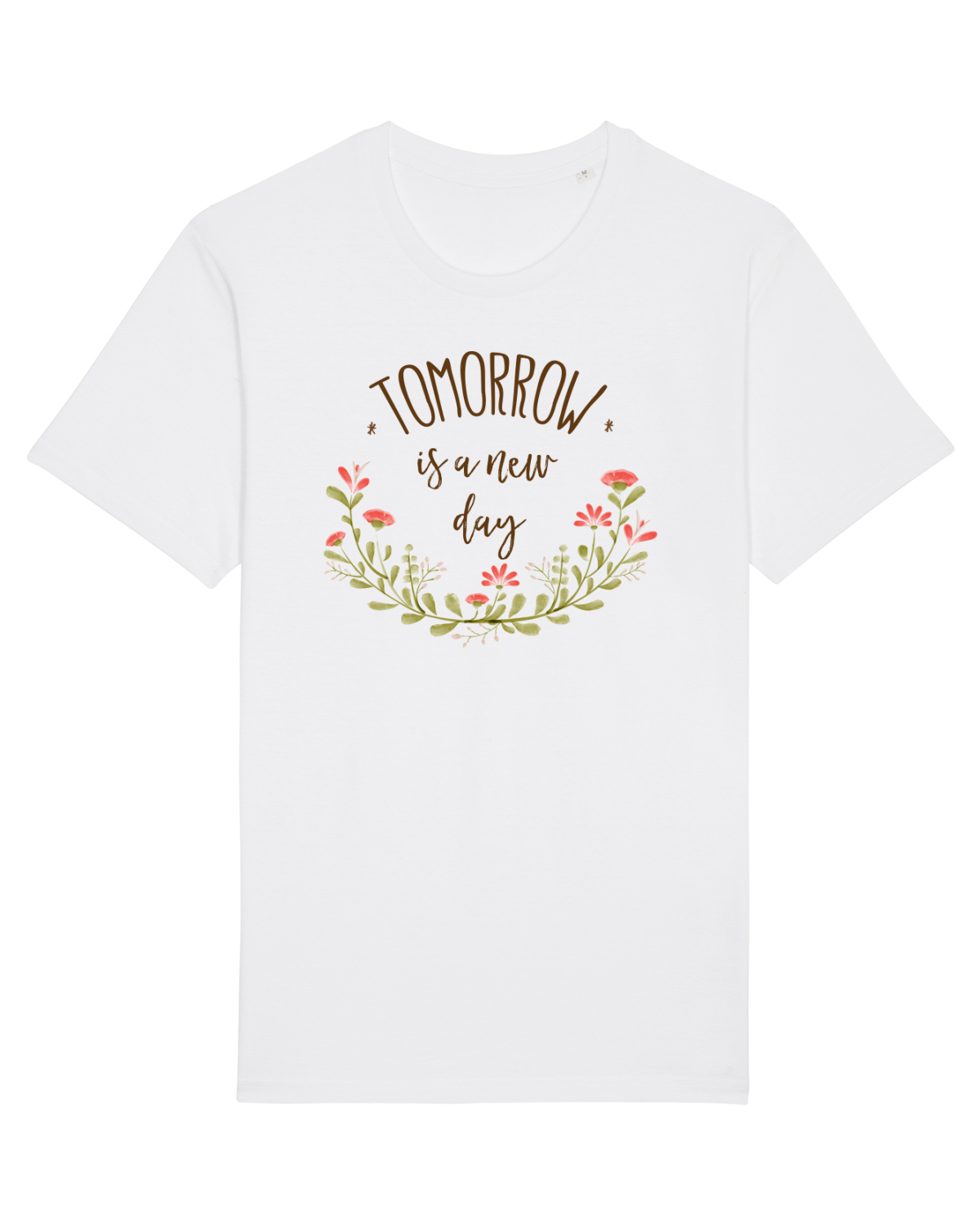 Tricou mânecă scurtă Unisex Rocker White