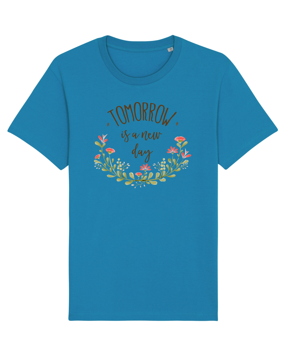 Tricou mânecă scurtă Unisex Rocker Azur