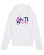 anti social antisocial Hanorac Unisex Drummer