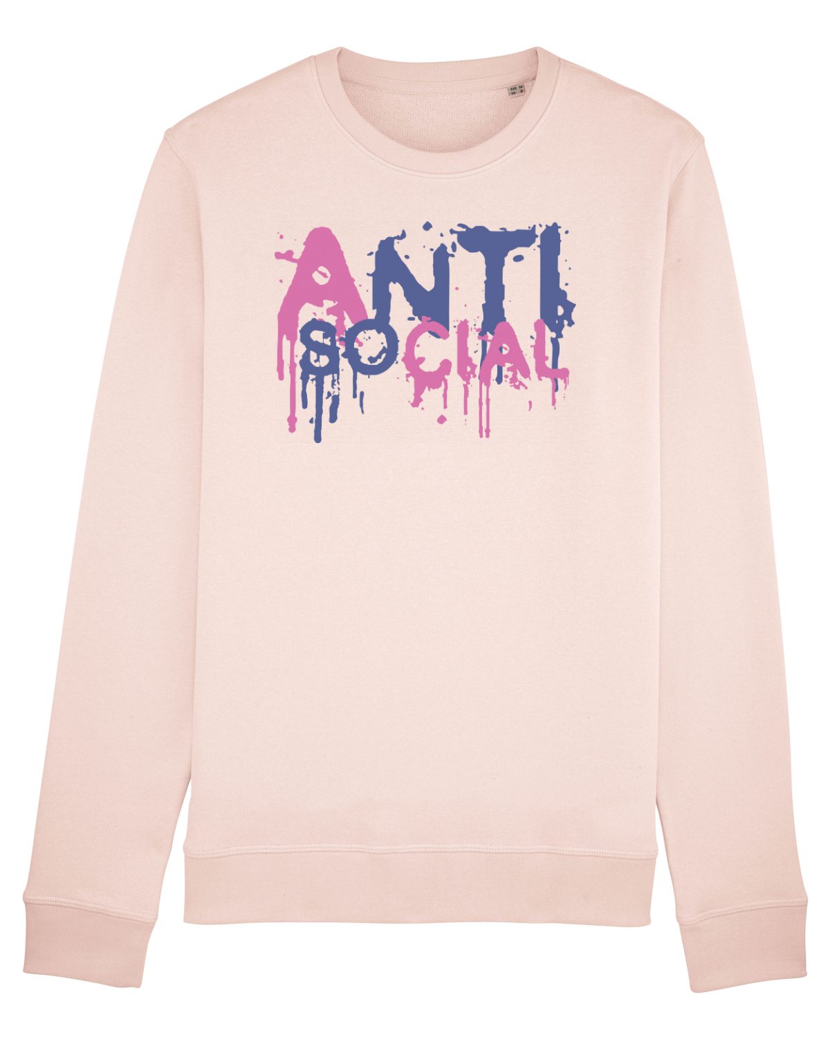 Bluză mânecă lungă Unisex Rise Candy Pink