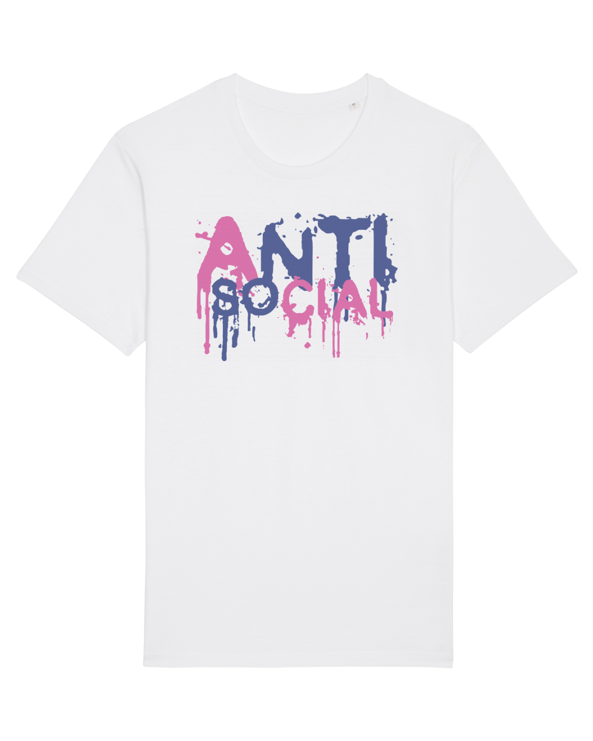 Tricou mânecă scurtă Unisex Rocker White