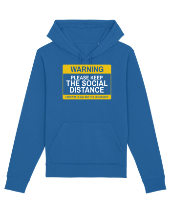 keep social distance Royal Blue