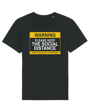 keep social distance Black