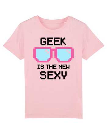 geek school nerd Cotton Pink