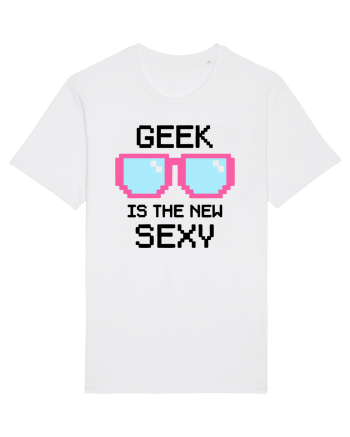geek school nerd White