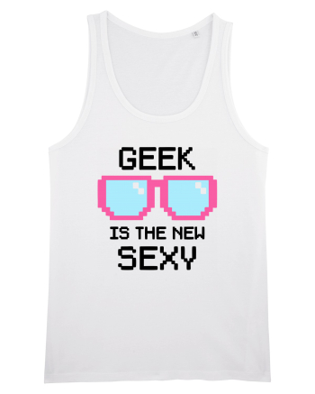 geek school nerd White