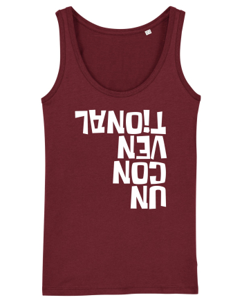 unconventional different Burgundy