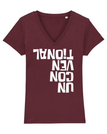 unconventional different Burgundy