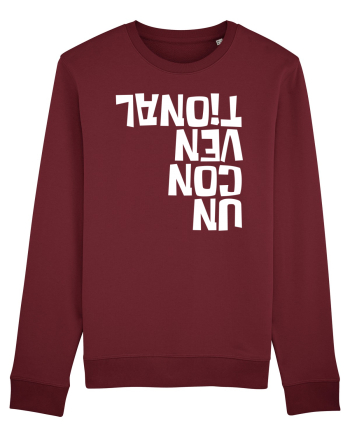 unconventional different Burgundy