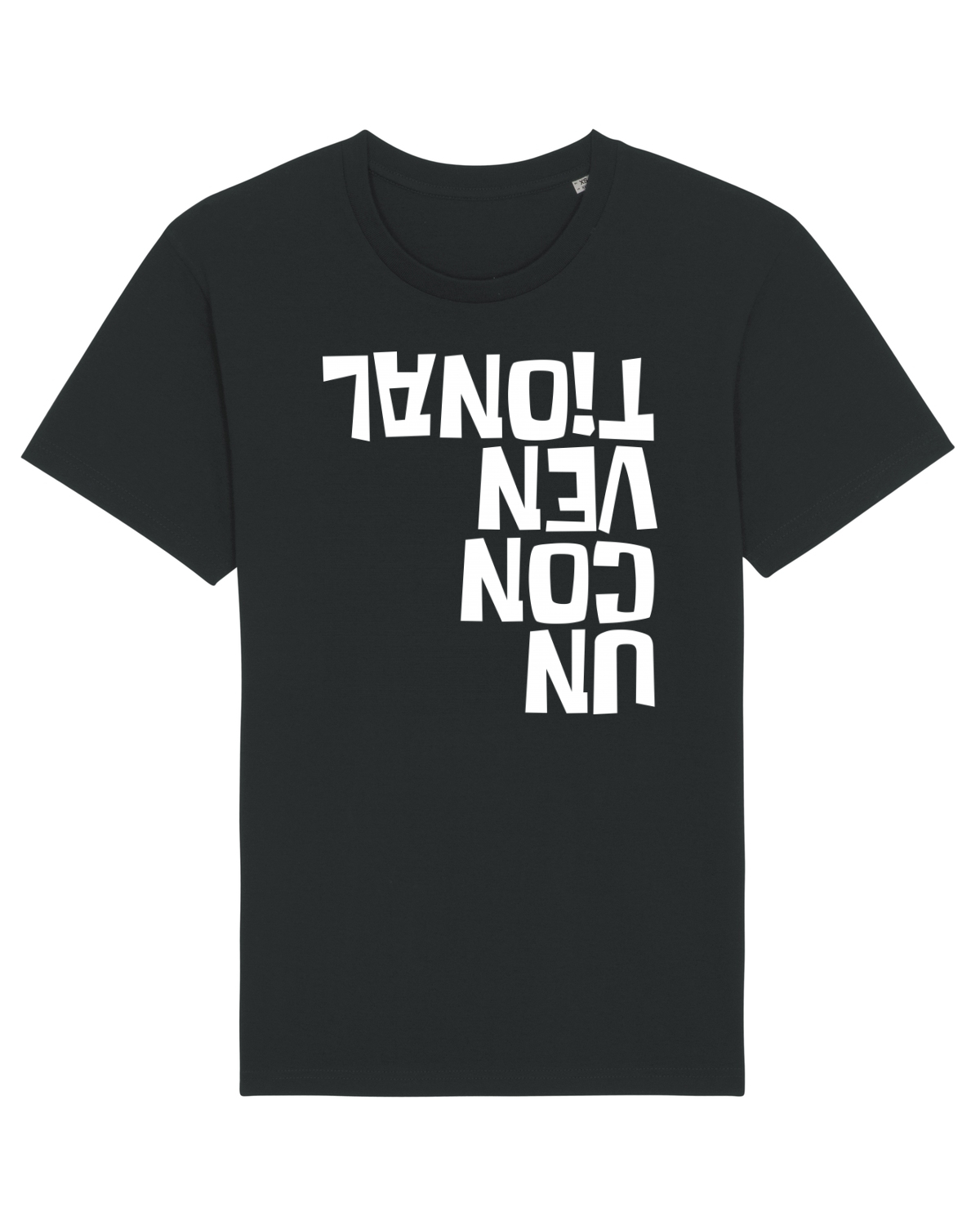 Tricou mânecă scurtă Unisex Rocker Black