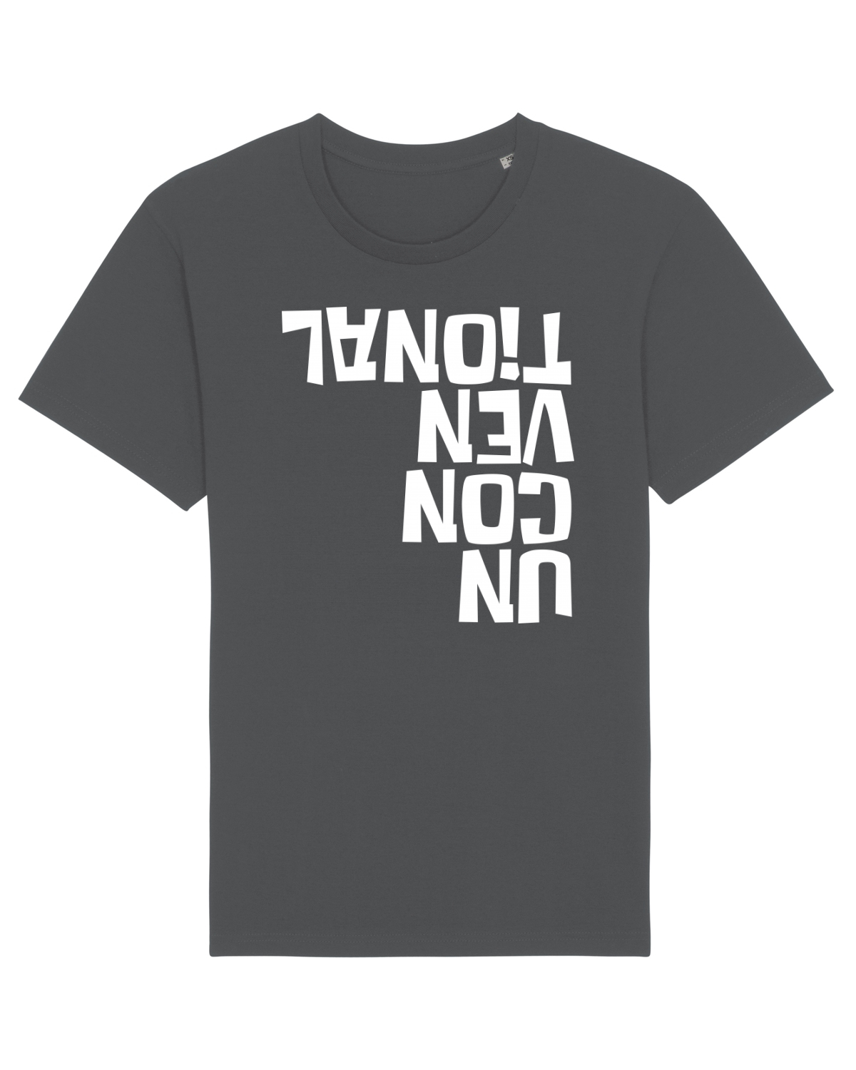 Tricou mânecă scurtă Unisex Rocker Anthracite