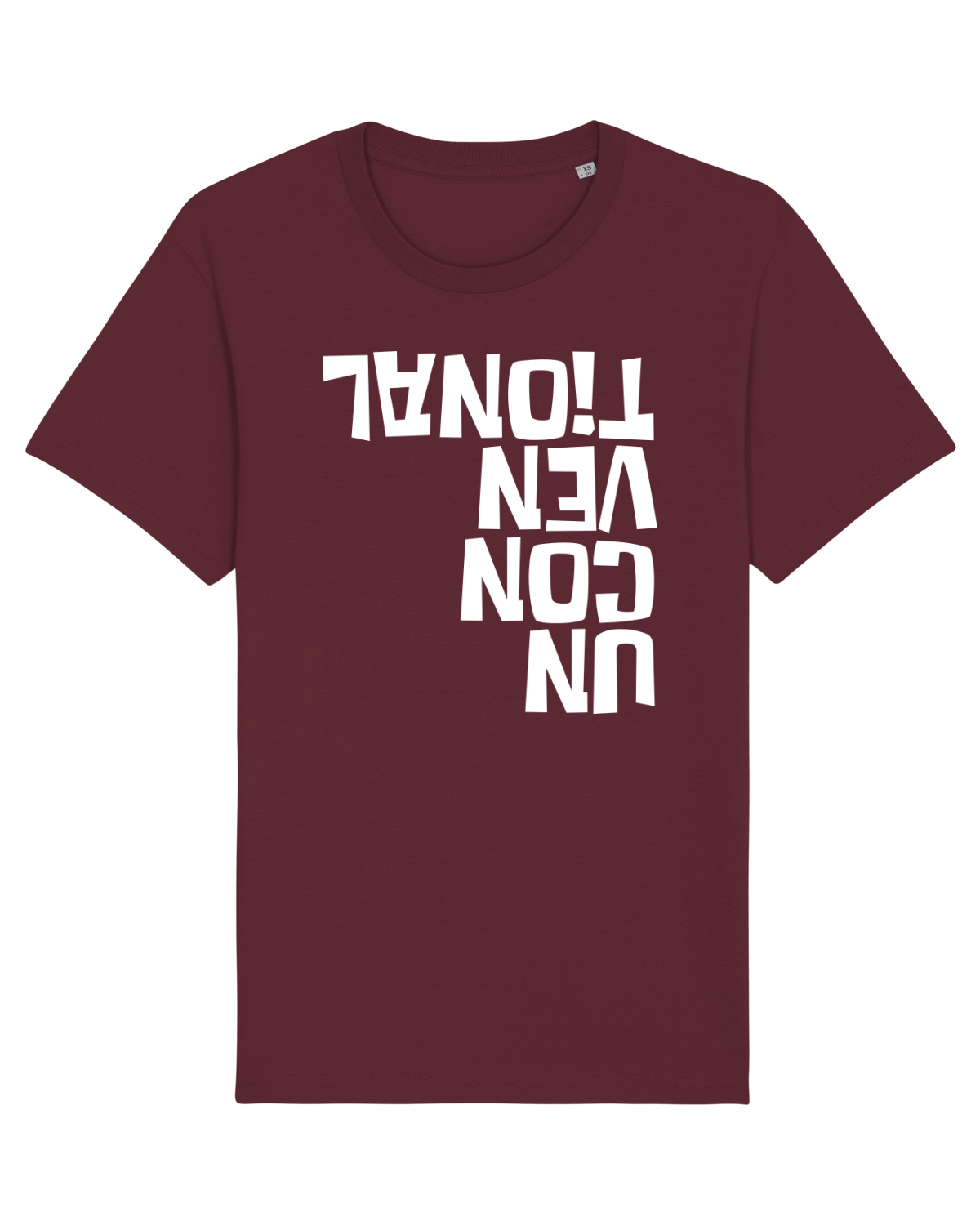 Tricou mânecă scurtă Unisex Rocker Burgundy
