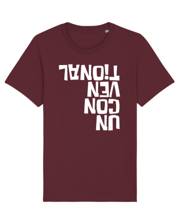 unconventional different Burgundy