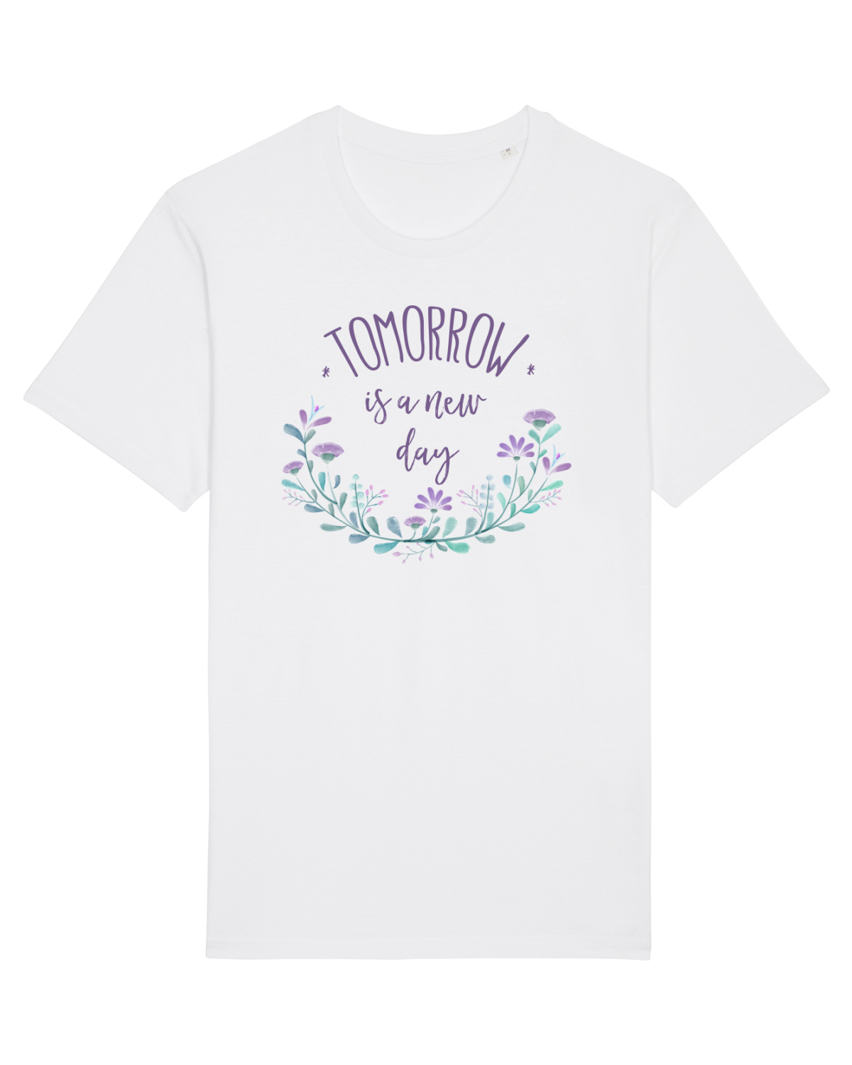 Tricou mânecă scurtă Unisex Rocker White