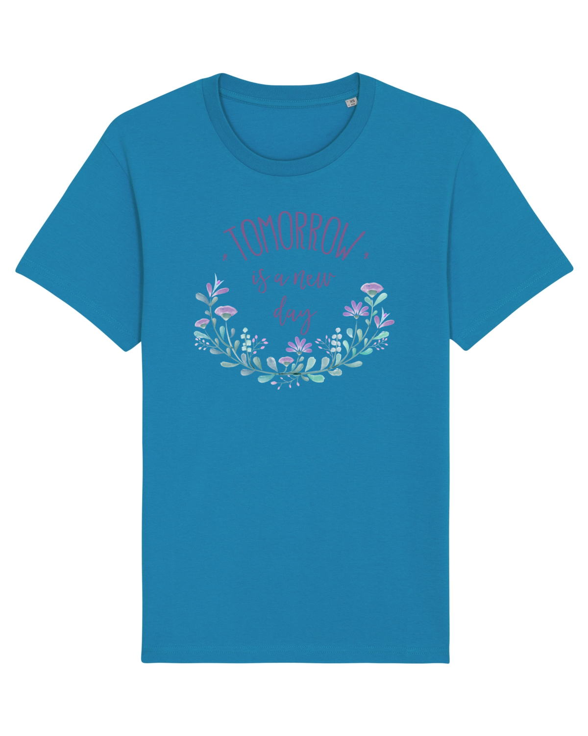 Tricou mânecă scurtă Unisex Rocker Azur
