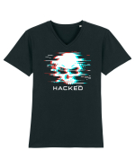 code script program Tricou mânecă scurtă guler V Bărbat Presenter