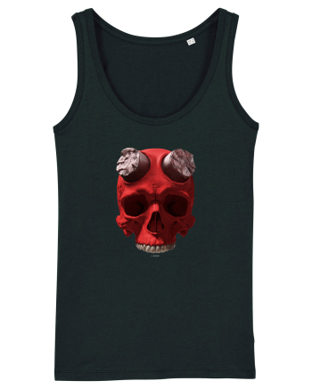 Craniu roșu - skull red 07 Black