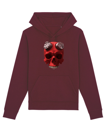 Craniu roșu - skull red 07 Burgundy