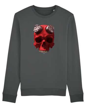 Craniu roșu - skull red 07 Anthracite