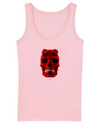 Craniu roșu - skull red 04 Cotton Pink