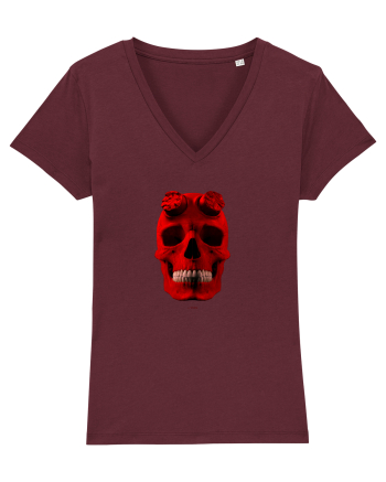 Craniu roșu - skull red 04 Burgundy