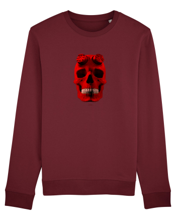 Craniu roșu - skull red 04 Burgundy