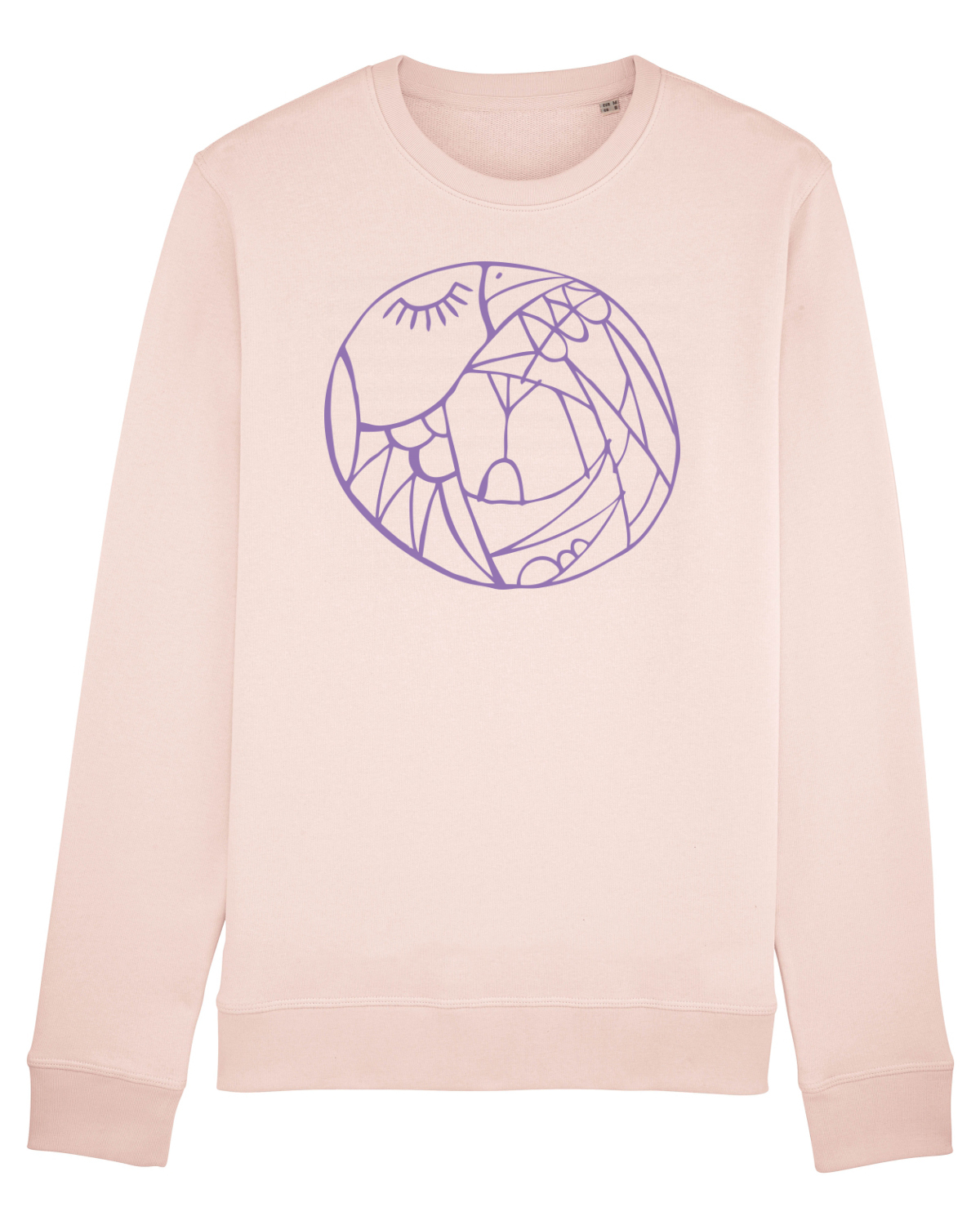 Bluză mânecă lungă Unisex Rise Candy Pink