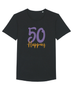 50 ani Tricou mânecă scurtă guler larg Bărbat Skater