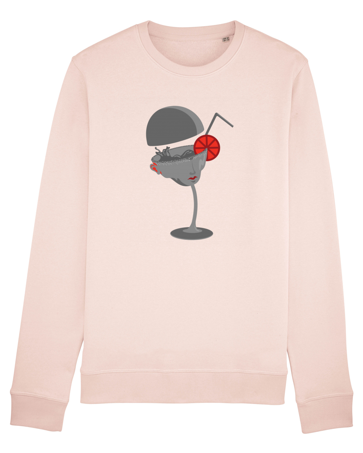 Bluză mânecă lungă Unisex Rise Candy Pink