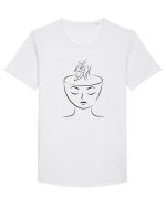 Scena Tricou mânecă scurtă guler larg Bărbat Skater