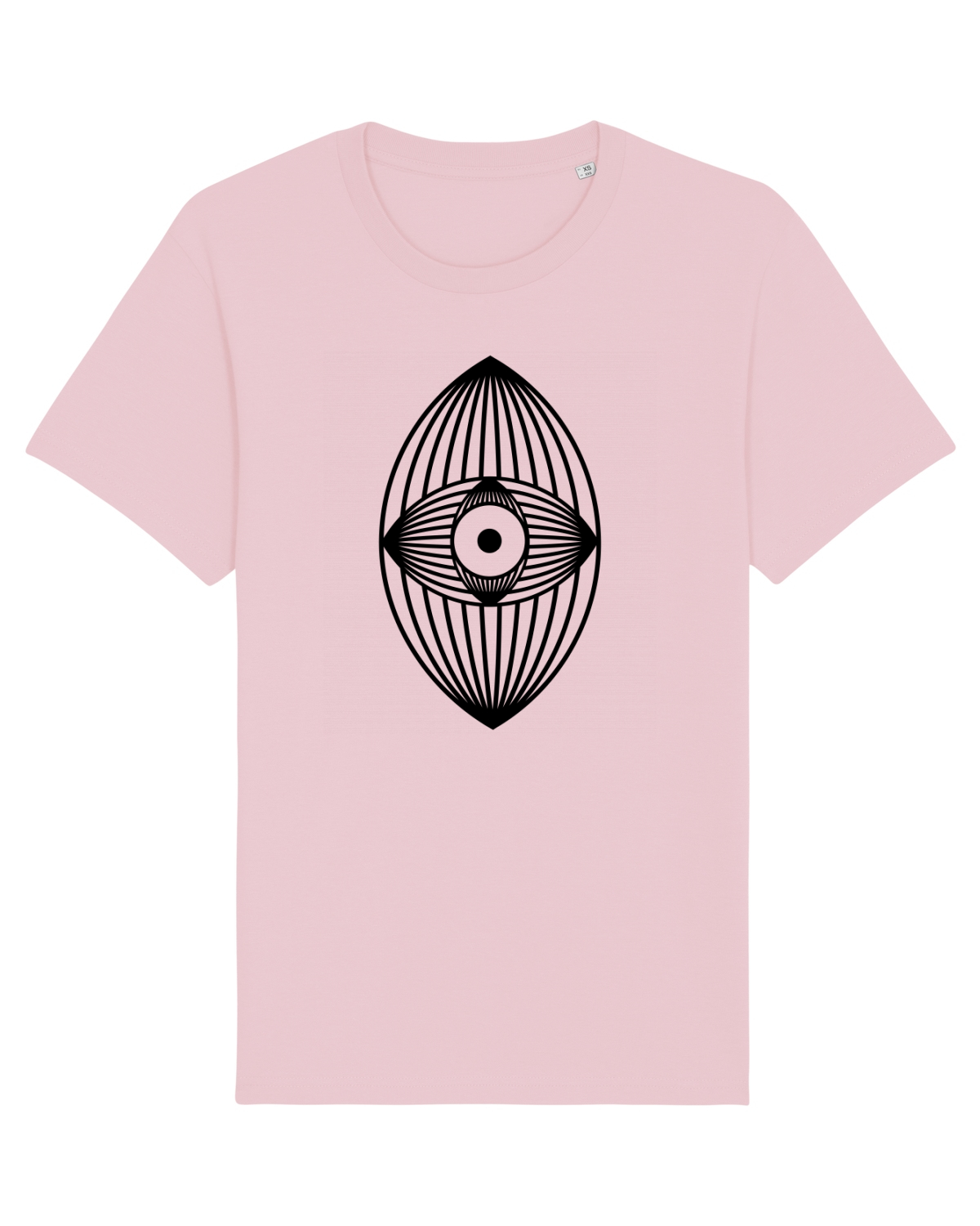 Tricou mânecă scurtă Unisex Rocker Cotton Pink