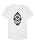 Ochiul Tricou mânecă scurtă guler larg Bărbat Skater