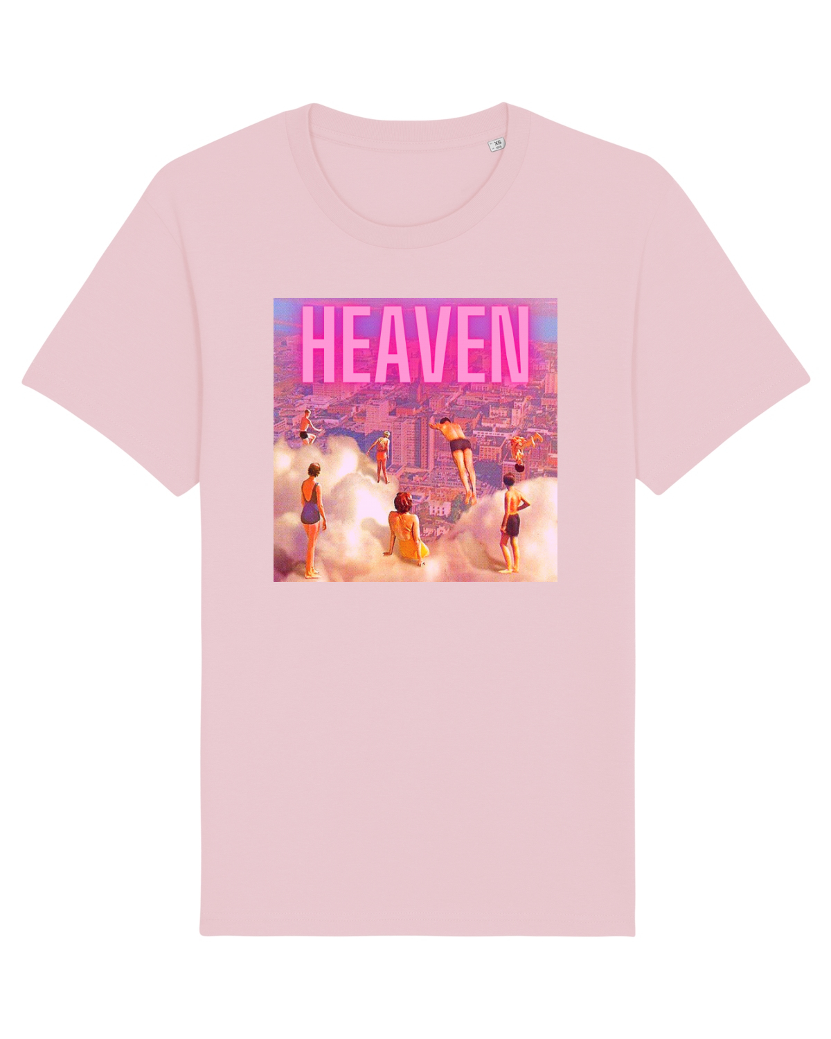 Tricou mânecă scurtă Unisex Rocker Cotton Pink