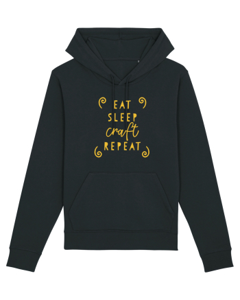 Eat, Sleep, Craft, Repeat Black