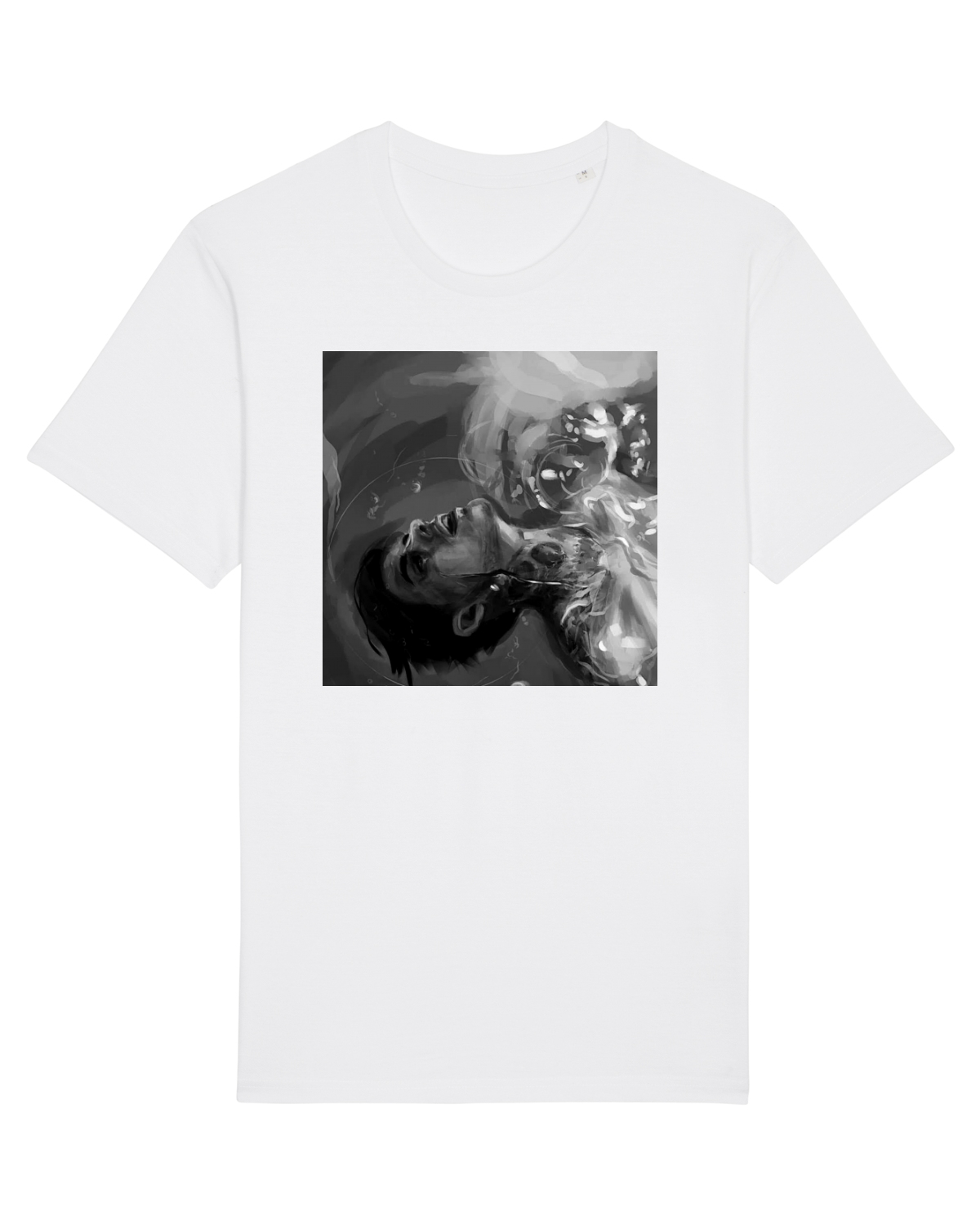 Tricou mânecă scurtă Unisex Rocker White