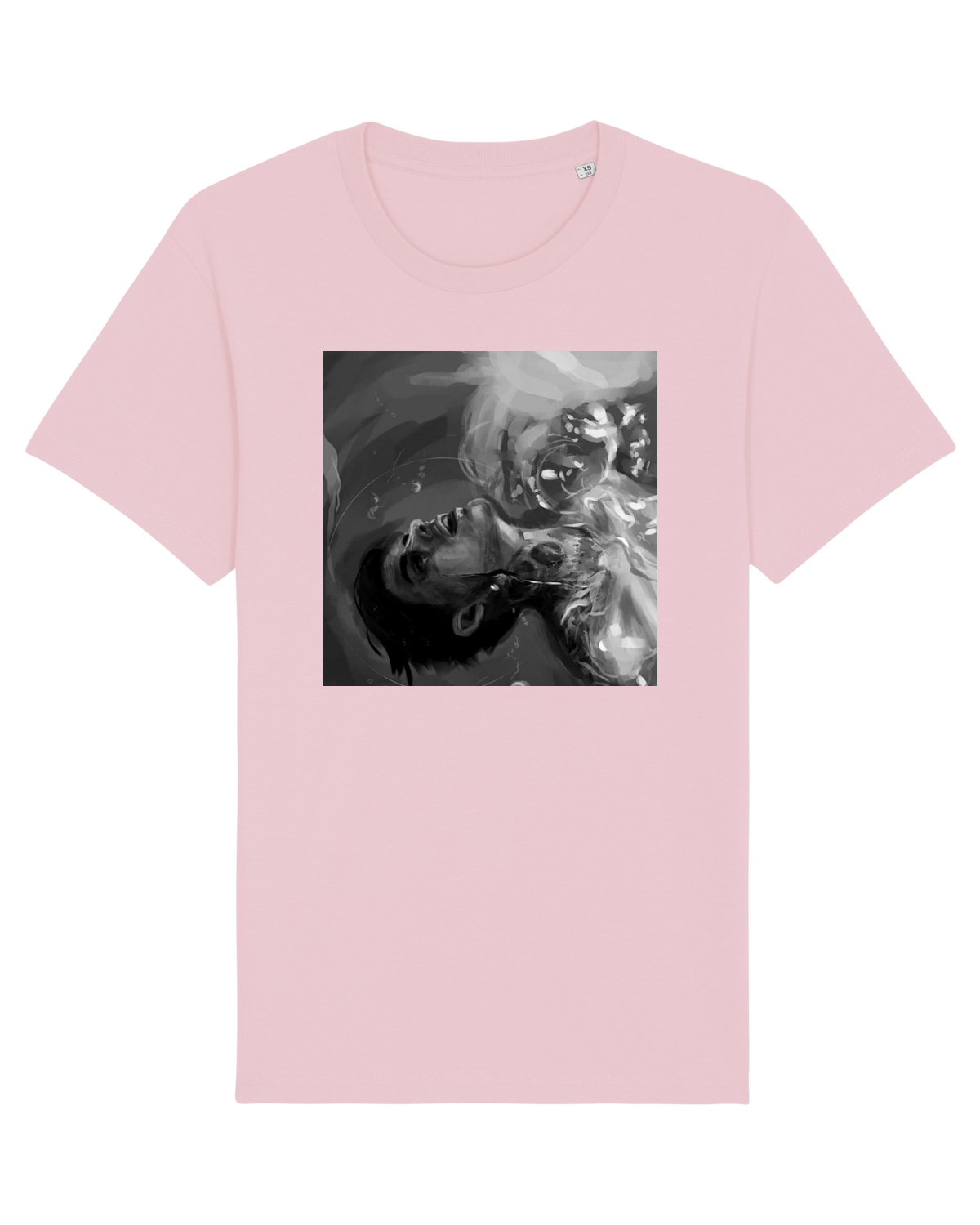 Tricou mânecă scurtă Unisex Rocker Cotton Pink
