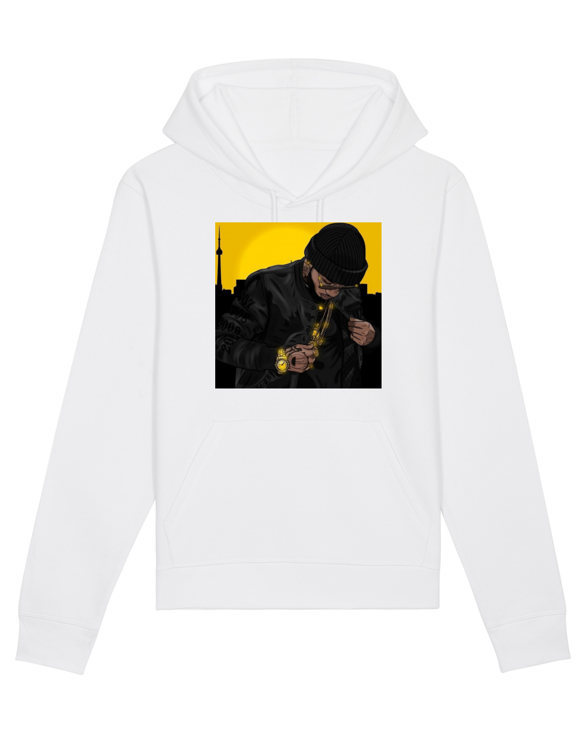 Hanorac Unisex Drummer White
