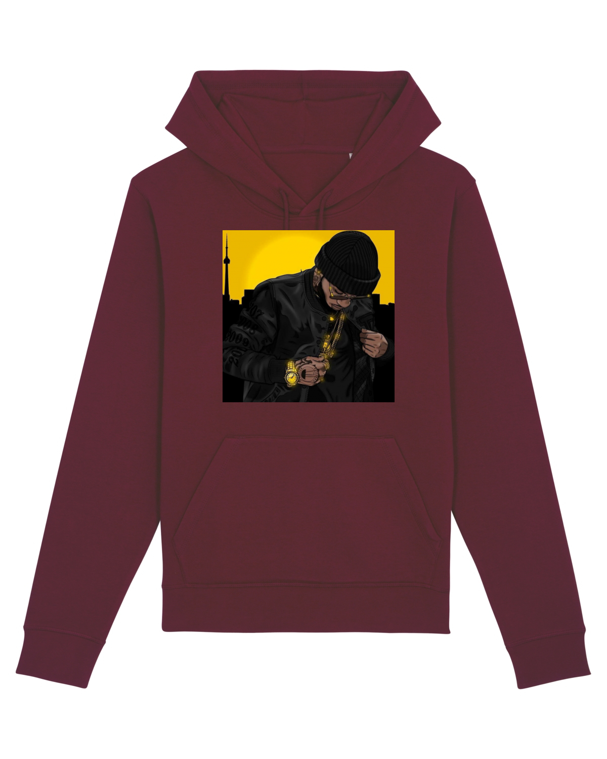 Hanorac Unisex Drummer Burgundy