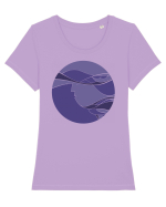 loveWith_II Tricou mânecă scurtă guler larg fitted Damă Expresser