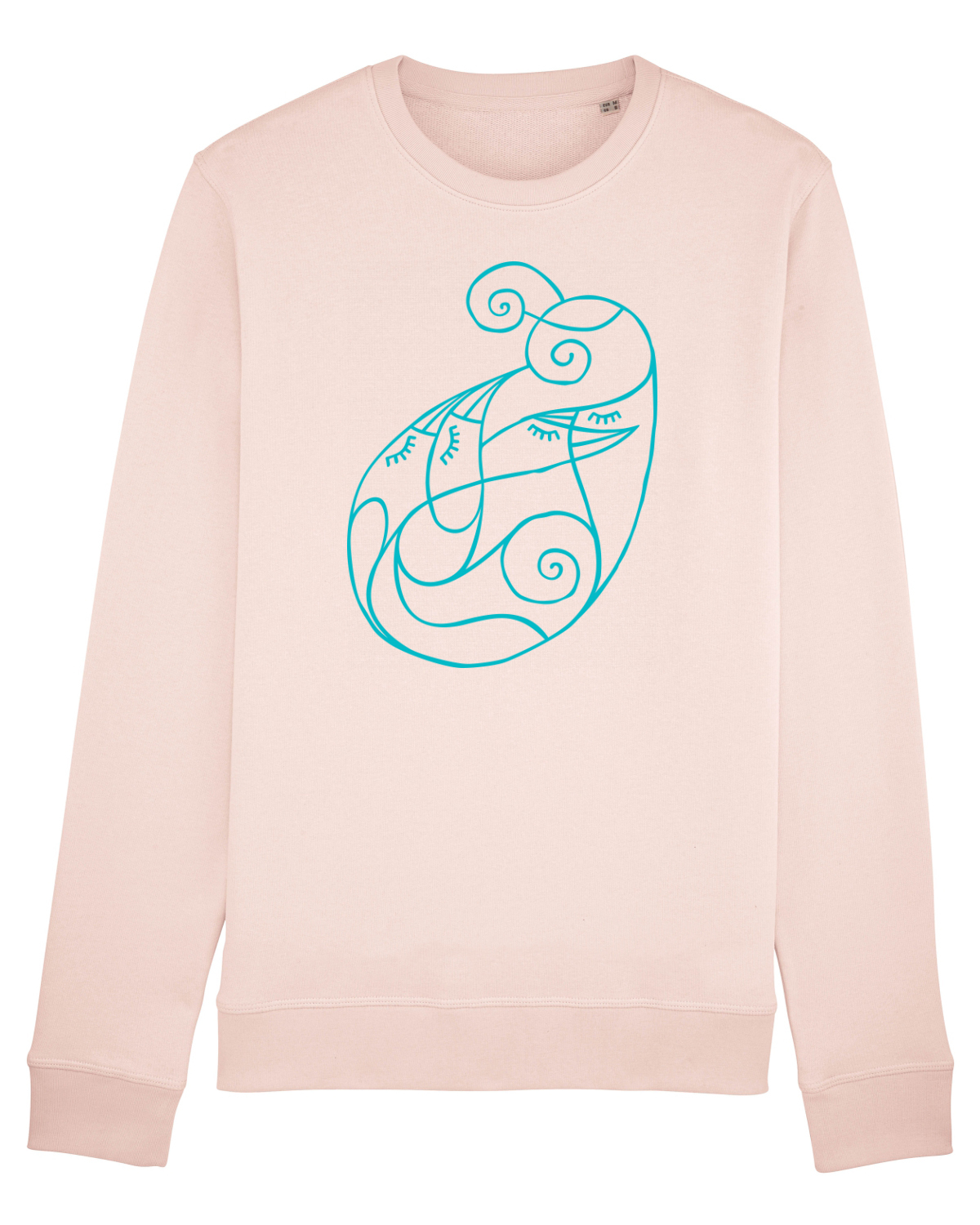Bluză mânecă lungă Unisex Rise Candy Pink