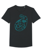 birdyes_I-1 Tricou mânecă scurtă guler larg Bărbat Skater
