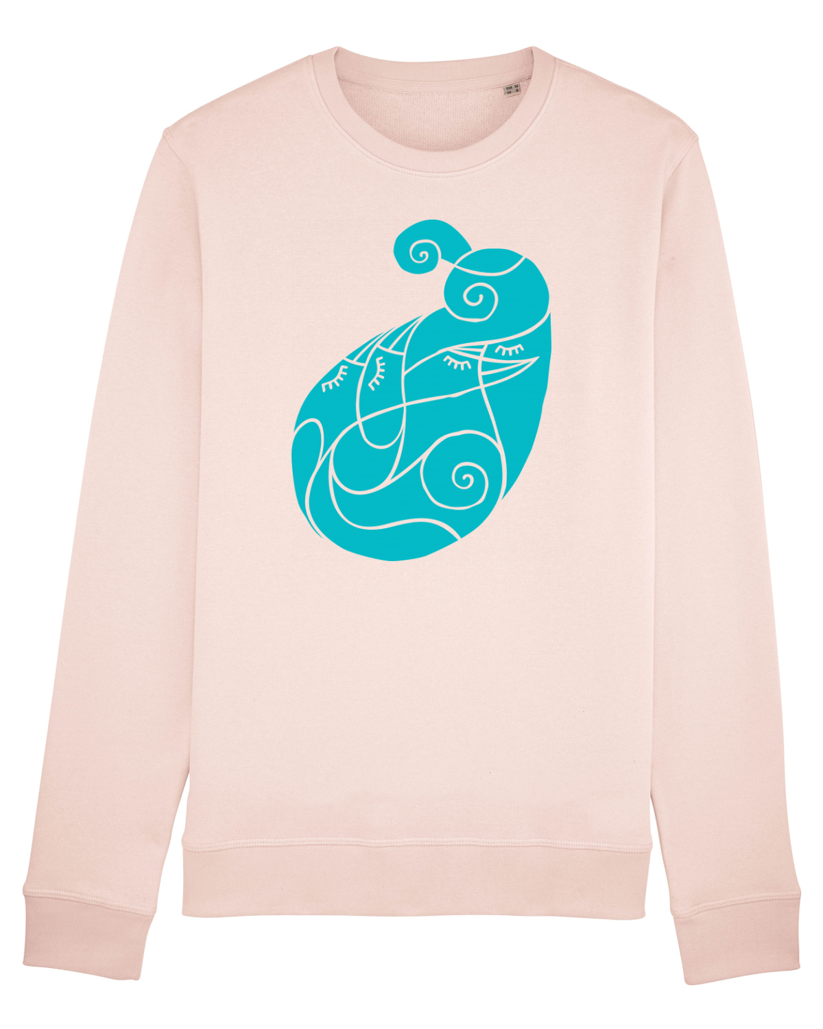 Bluză mânecă lungă Unisex Rise Candy Pink
