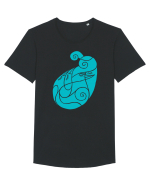 birdyes_I-2 Tricou mânecă scurtă guler larg Bărbat Skater