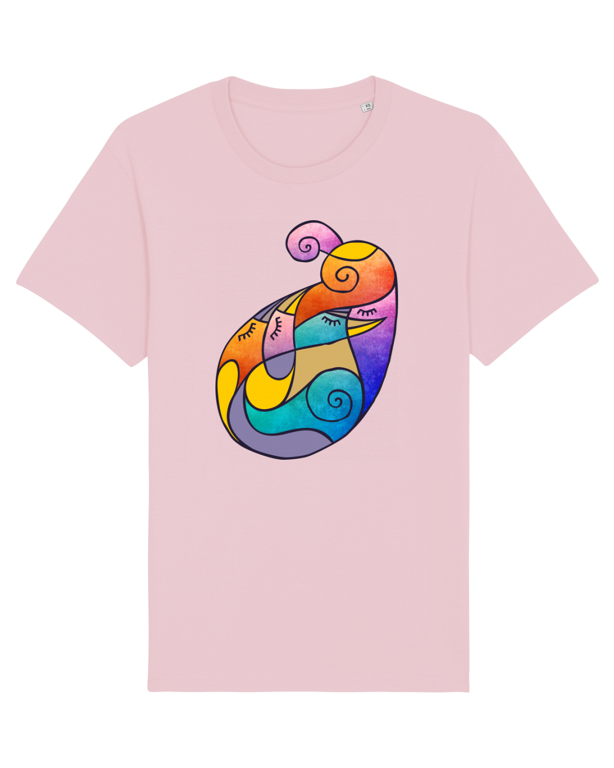 Tricou mânecă scurtă Unisex Rocker Cotton Pink