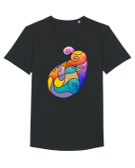 birdyes_I-3 Tricou mânecă scurtă guler larg Bărbat Skater