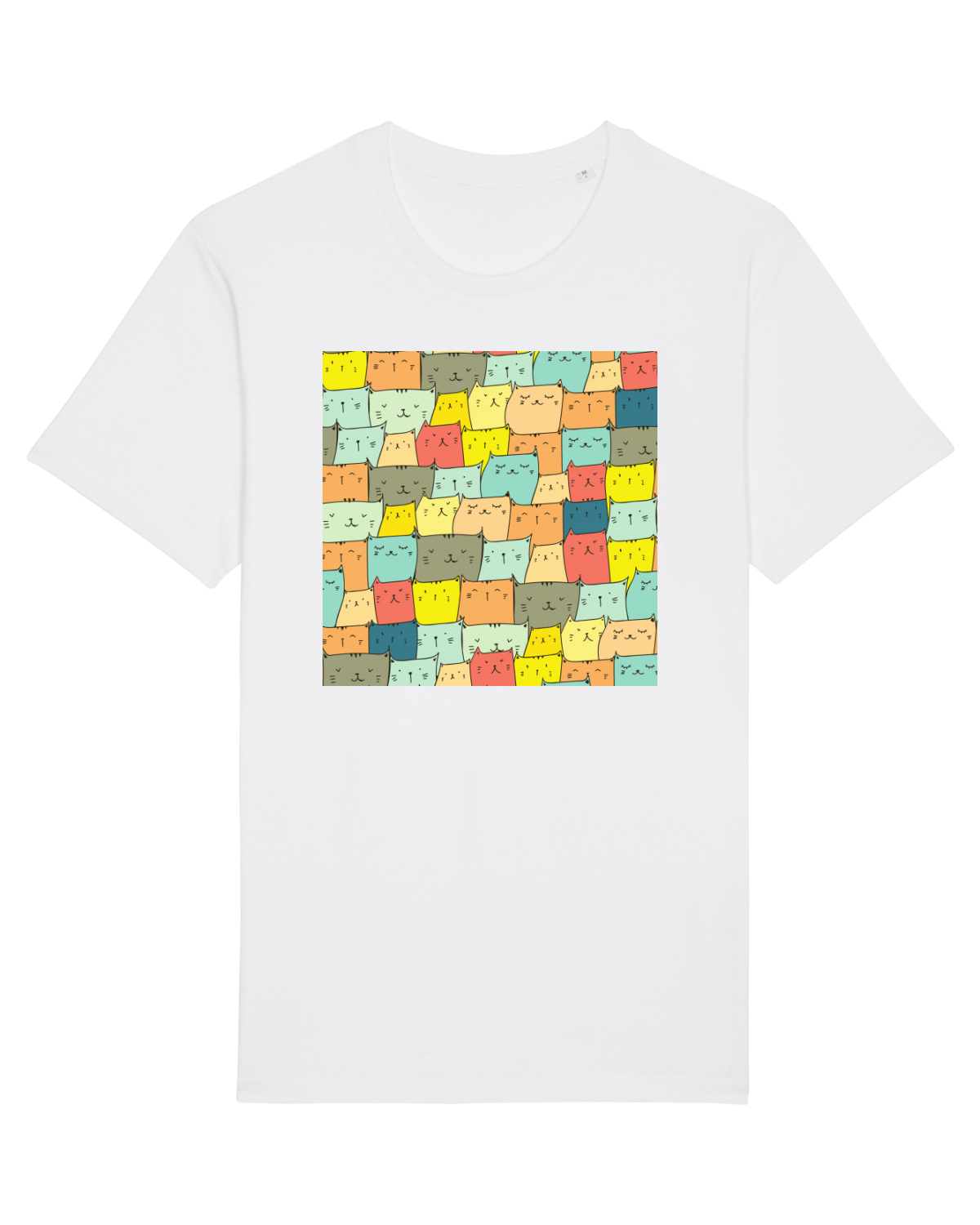 Tricou mânecă scurtă Unisex Rocker White