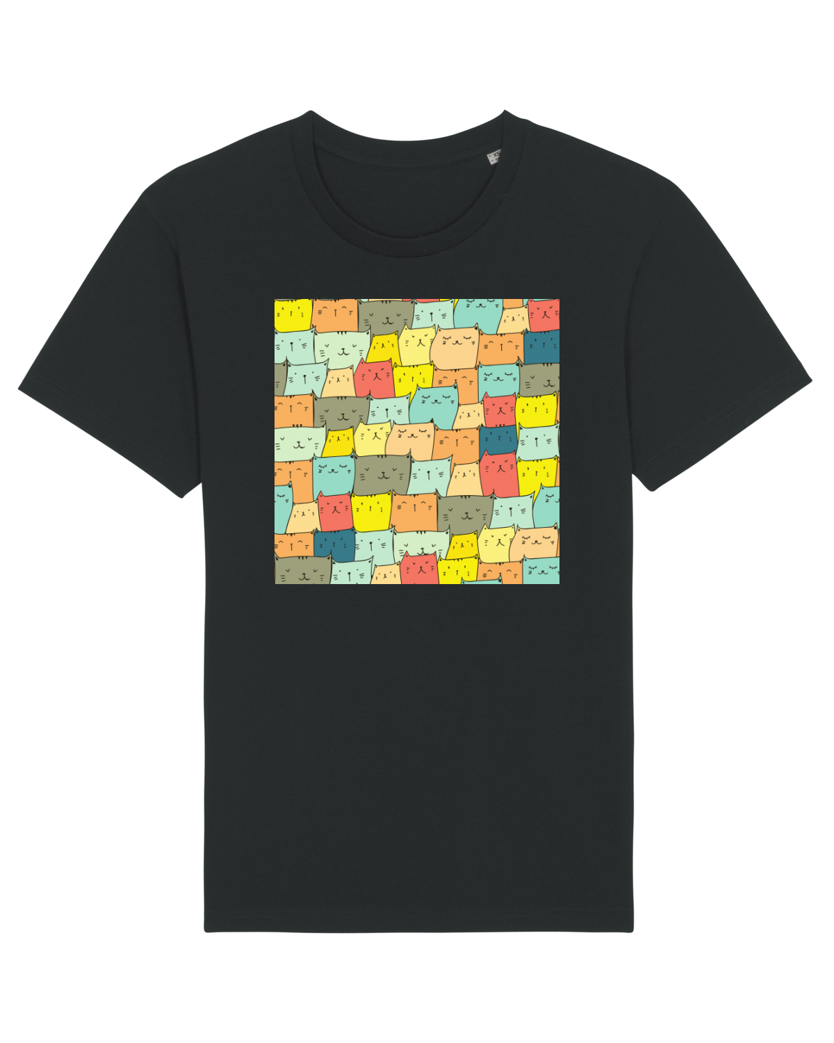 Tricou mânecă scurtă Unisex Rocker Black
